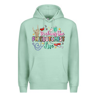Seafoam rocking the phlebotomist life Premium Hoodie - MaliasSmallBusiness