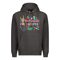 Smoke rocking the phlebotomist life Premium Hoodie - MaliasSmallBusiness