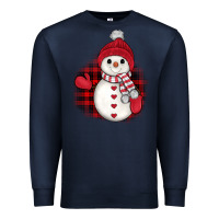 Navy christmas snowman Premium Sweatshirt - JahusDesignShop