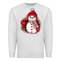 Oatmeal Heather christmas snowman Premium Sweatshirt - JahusDesignShop