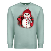 Seafoam christmas snowman Premium Sweatshirt - JahusDesignShop