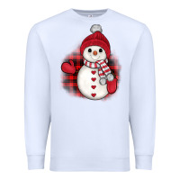 White christmas snowman Premium Sweatshirt - JahusDesignShop