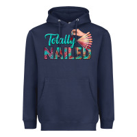 Navy totally nailed bbs Heavyweight Hoodie - BundleAndBundleShop