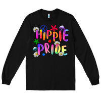 Black hippie pride Long Sleeve Tee - Zillion Design Studio