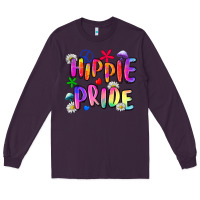 Plum hippie pride Long Sleeve Tee - Zillion Design Studio