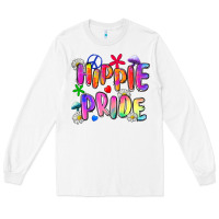 White hippie pride Long Sleeve Tee - Zillion Design Studio