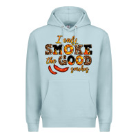 Blue Mist i only smoke the good smokes Premium Hoodie - AdoDesignShop