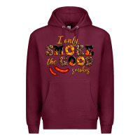 Burgundy i only smoke the good smokes Premium Hoodie - AdoDesignShop