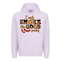Lilac i only smoke the good smokes Premium Hoodie - AdoDesignShop