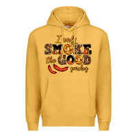 Mustard i only smoke the good smokes Premium Hoodie - AdoDesignShop
