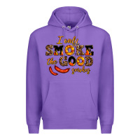 Purple i only smoke the good smokes Premium Hoodie - AdoDesignShop