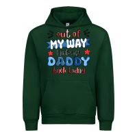 Forest Green out of my wat ı get my daddy back today Urban Hoodie - MaliasSmallBusiness