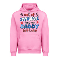 Fuchsia Pink out of my wat ı get my daddy back today Urban Hoodie - MaliasSmallBusiness