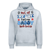 Heather Grey out of my wat ı get my daddy back today Urban Hoodie - MaliasSmallBusiness