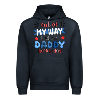 Navy out of my wat ı get my daddy back today Urban Hoodie - MaliasSmallBusiness