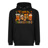 Black western happy thanksgiving bbs Heavyweight Hoodie - BundleAndBundleShop