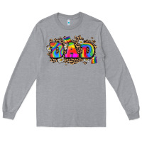 Heather Grey dad pride Long Sleeve Tee - Zillion Design Studio