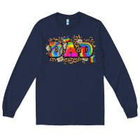 Navy dad pride Long Sleeve Tee - Zillion Design Studio