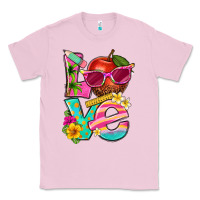 Bubblegum Pink love summer teacher Classic Tee - texasbilliewilder