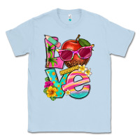 Dusty Blue love summer teacher Classic Tee - texasbilliewilder