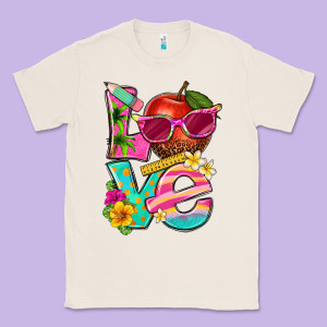 Love Summer Teacher Classic Tee Designed By Texasbilliewilder