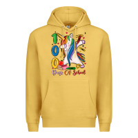 Antique Gold 100 days of school Premium Hoodie - MaliasSmallBusiness