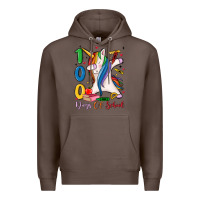 Coffee 100 days of school Premium Hoodie - MaliasSmallBusiness