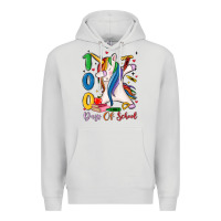 Dove Grey 100 days of school Premium Hoodie - MaliasSmallBusiness