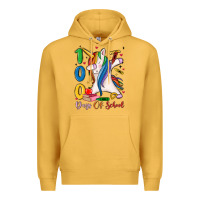 Mustard 100 days of school Premium Hoodie - MaliasSmallBusiness