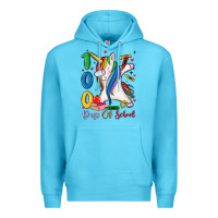 Ocean Blue 100 days of school Premium Hoodie - MaliasSmallBusiness