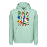 Seafoam 100 days of school Premium Hoodie - MaliasSmallBusiness