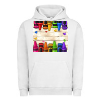 Pigment Lunar Rock custom teacher name crayons Urban Hoodie - NancyCooperArtShop