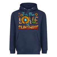 Navy for the love of sunshine Heavyweight Hoodie - JahusDesignShop