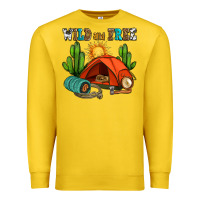 Lemon wild and free camp Premium Sweatshirt - AdoDesignShop