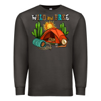 Smoke wild and free camp Premium Sweatshirt - AdoDesignShop