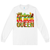 White future black queen Long Sleeve Tee - texasbilliewilder
