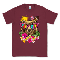 Burgundy mama bear summer Classic Tee - texasbilliewilder