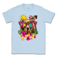 Dusty Blue mama bear summer Classic Tee - texasbilliewilder