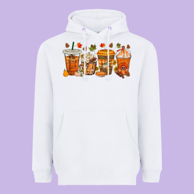 Western Thanksgiving Coffee Cups Bbs Heavyweight Hoodie Designed By Bundleandbundleshop