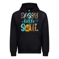 Black sassy little soul Urban Hoodie - NancyCooperArtShop