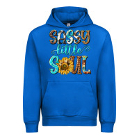 Cobalt sassy little soul Urban Hoodie - NancyCooperArtShop