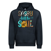 Navy sassy little soul Urban Hoodie - NancyCooperArtShop