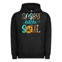 Pigment Black sassy little soul Urban Hoodie - NancyCooperArtShop