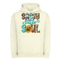 Pigment Pistachio sassy little soul Urban Hoodie - NancyCooperArtShop