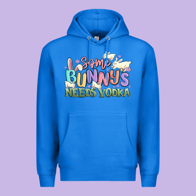 Some Bunnys Needs Vodka Premium Hoodie Designed By Maliassmallbusiness