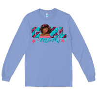 Colony Blue girl mom afro black girl Long Sleeve Tee - texasbilliewilder