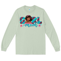 Matcha girl mom afro black girl Long Sleeve Tee - texasbilliewilder