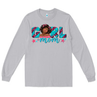 Moon Dust girl mom afro black girl Long Sleeve Tee - texasbilliewilder