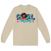 Mushroom girl mom afro black girl Long Sleeve Tee - texasbilliewilder