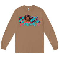 Toasted Coconut girl mom afro black girl Long Sleeve Tee - texasbilliewilder